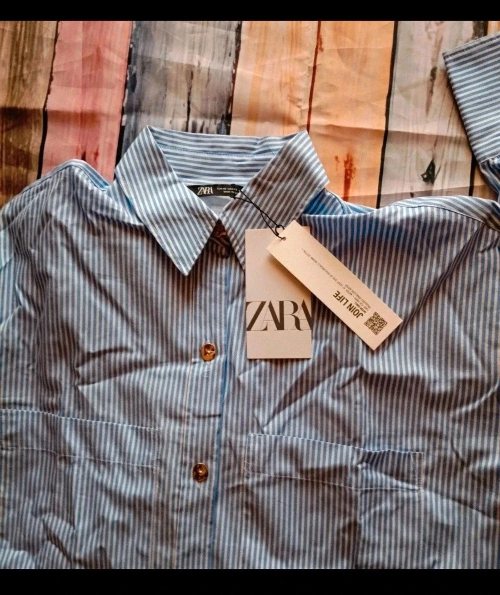Camisa Rayas ZARA Oversize / chemise à rayures |XS-M